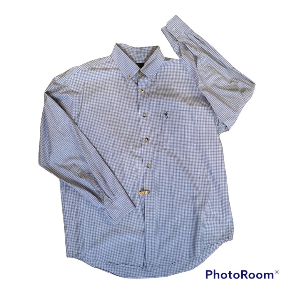Men’s BROWNING CASUAL SPORTSWEAR Dress Shirt Size L